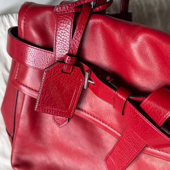 NWOT Reed Krakoff Boxer Tote Red Leather - Picture 6 of 11